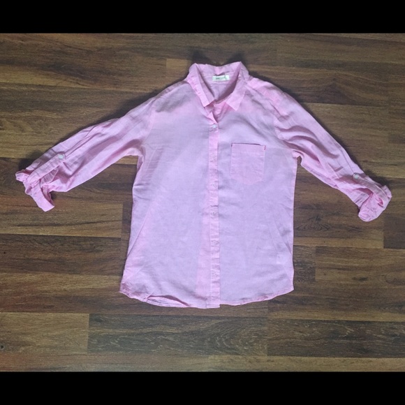 Pin Striped Button Up - Picture 2 of 2